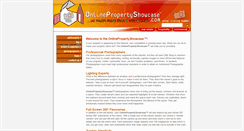 Desktop Screenshot of onlinepropertyshowcase.com